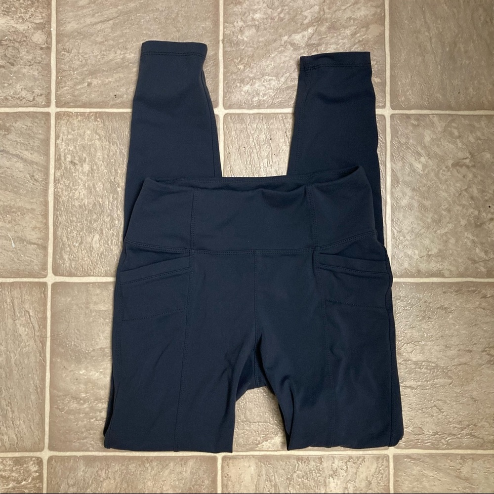 athleta full length gray leggings